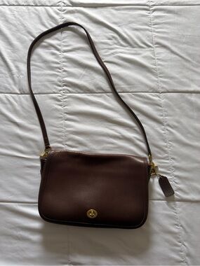 Vintage Coach 9635 Brown Leather Made in USA 1999